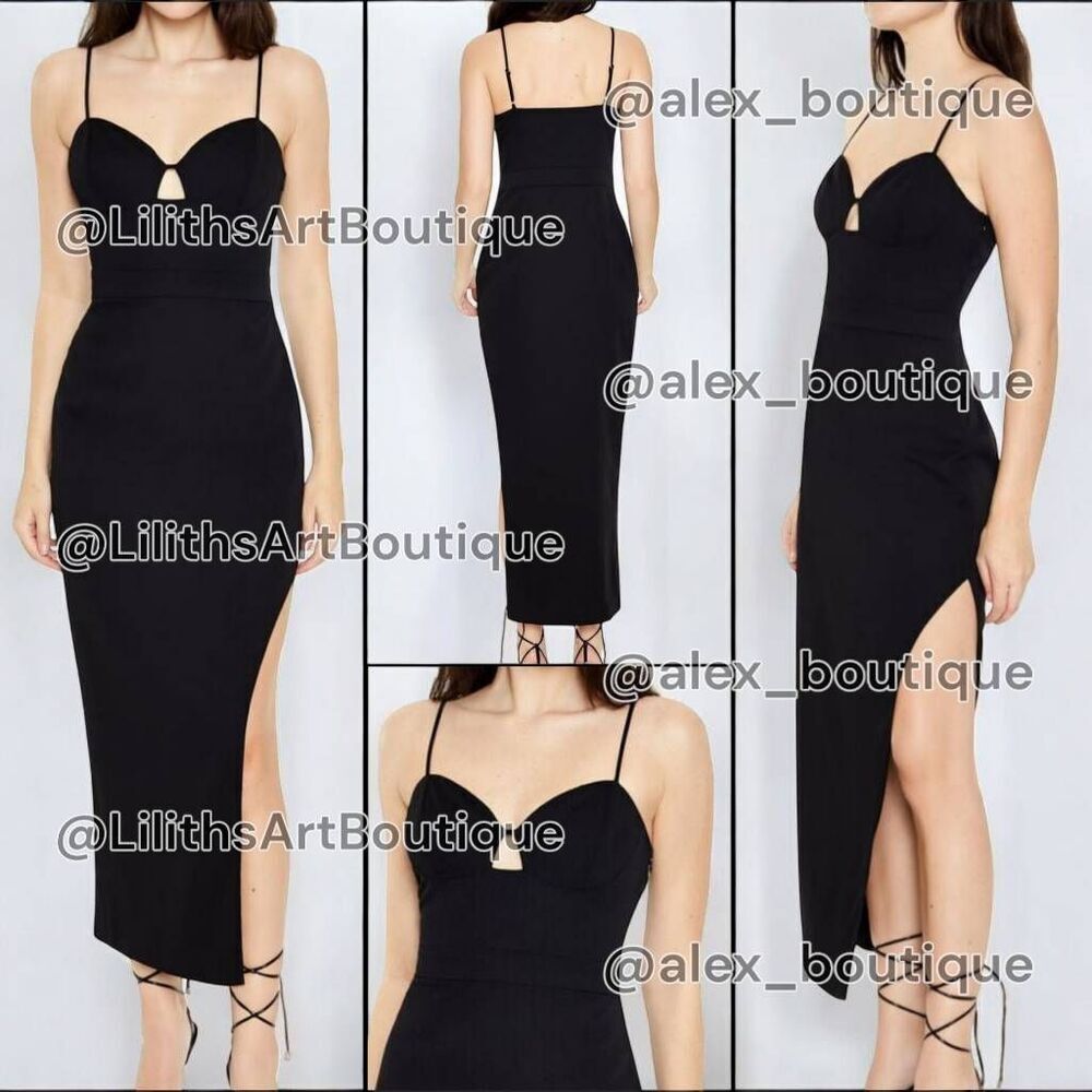 Forever 21 Cutout Maxi Dress(C027)-Size S for Women